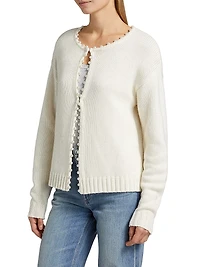 Emmy Imitation Pearl Cardigan