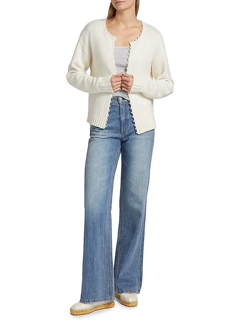 Emmy Imitation Pearl Cardigan