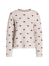 Lolly Hearts Jacquard Sweater