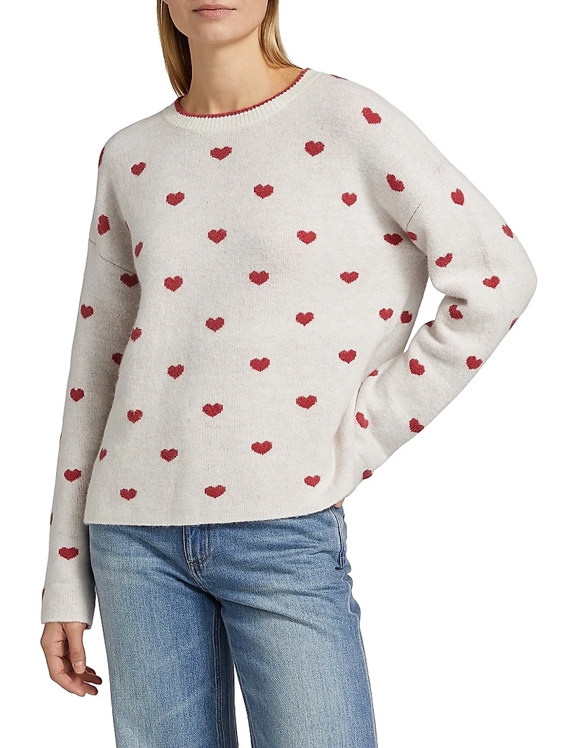 Lolly Hearts Jacquard Sweater
