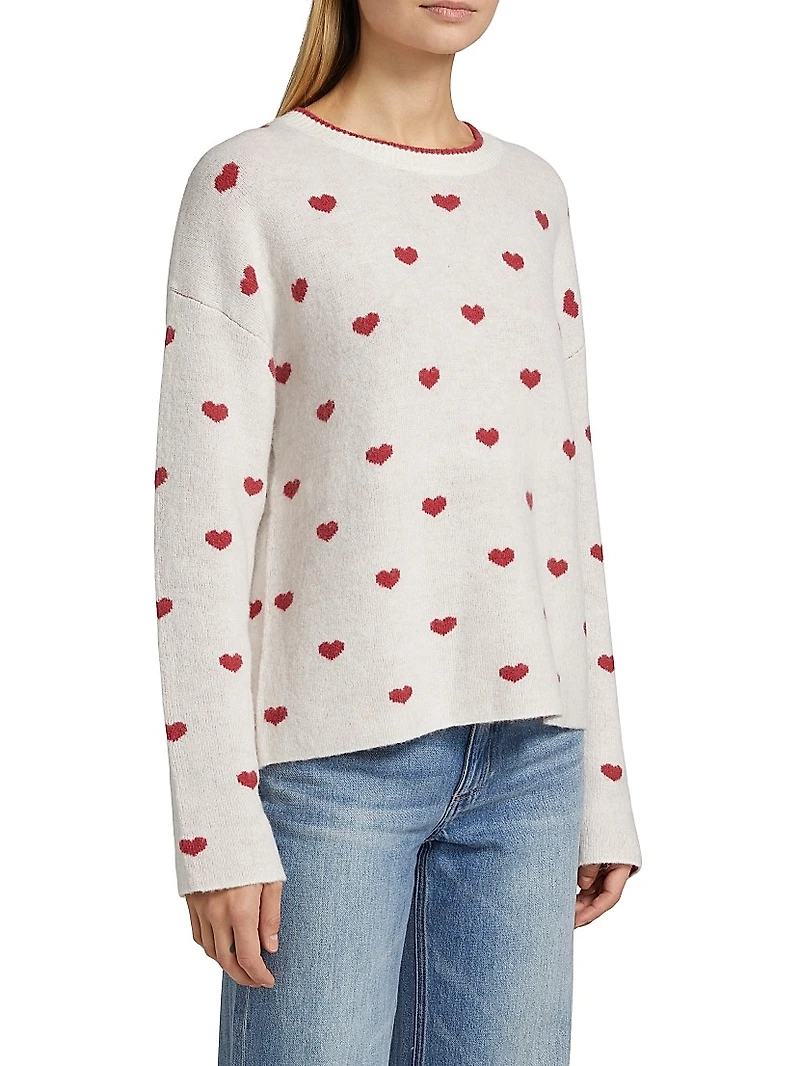 Lolly Hearts Jacquard Sweater