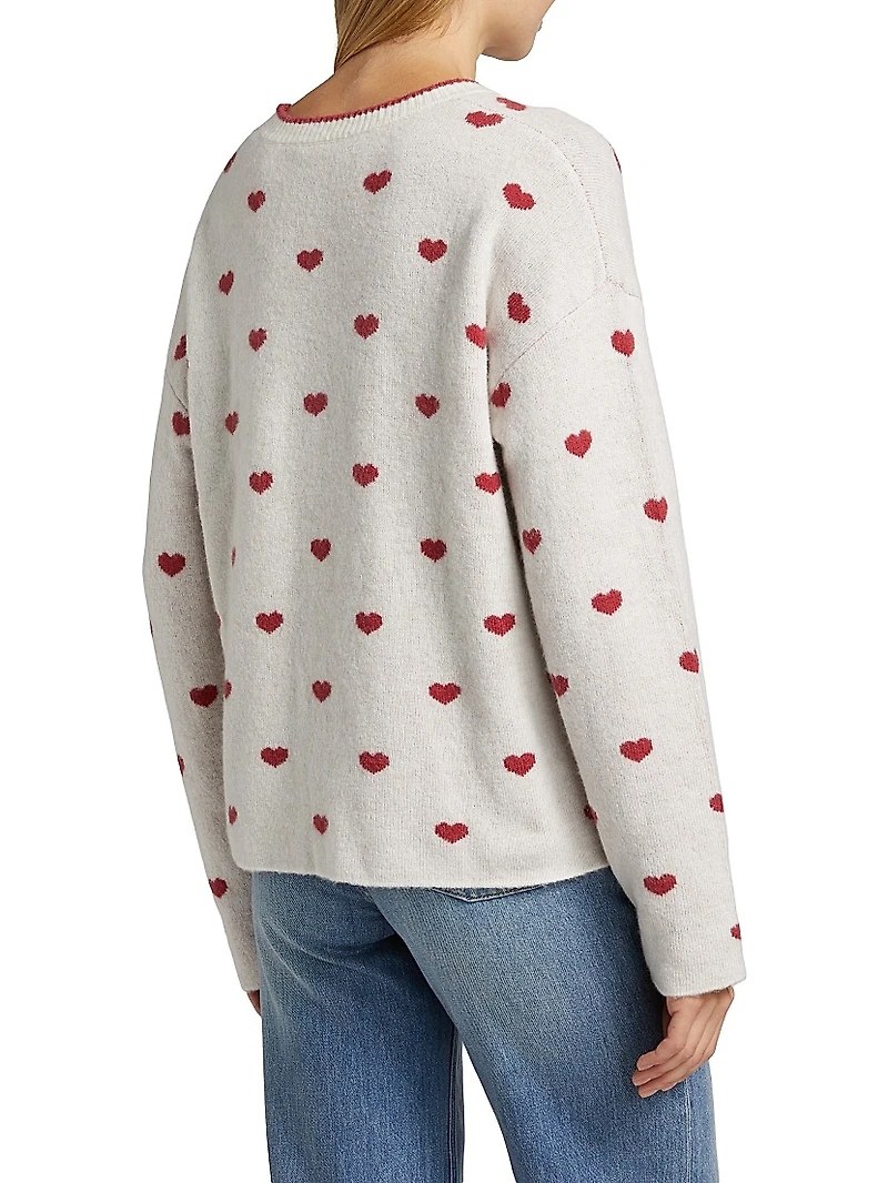 Lolly Hearts Jacquard Sweater