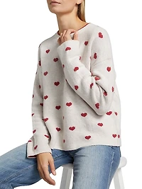 Lolly Hearts Jacquard Sweater