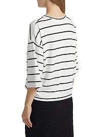 Striped Wide Sleeve T-Shirt