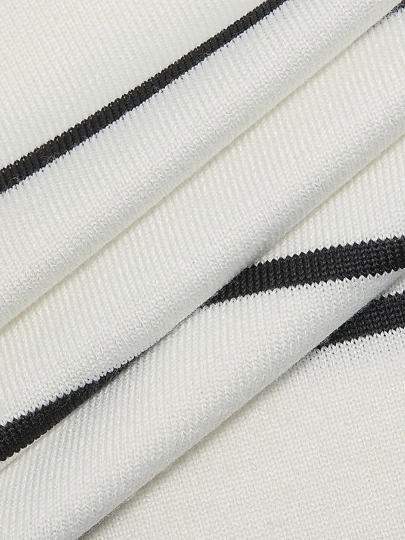 Striped Wide Sleeve T-Shirt