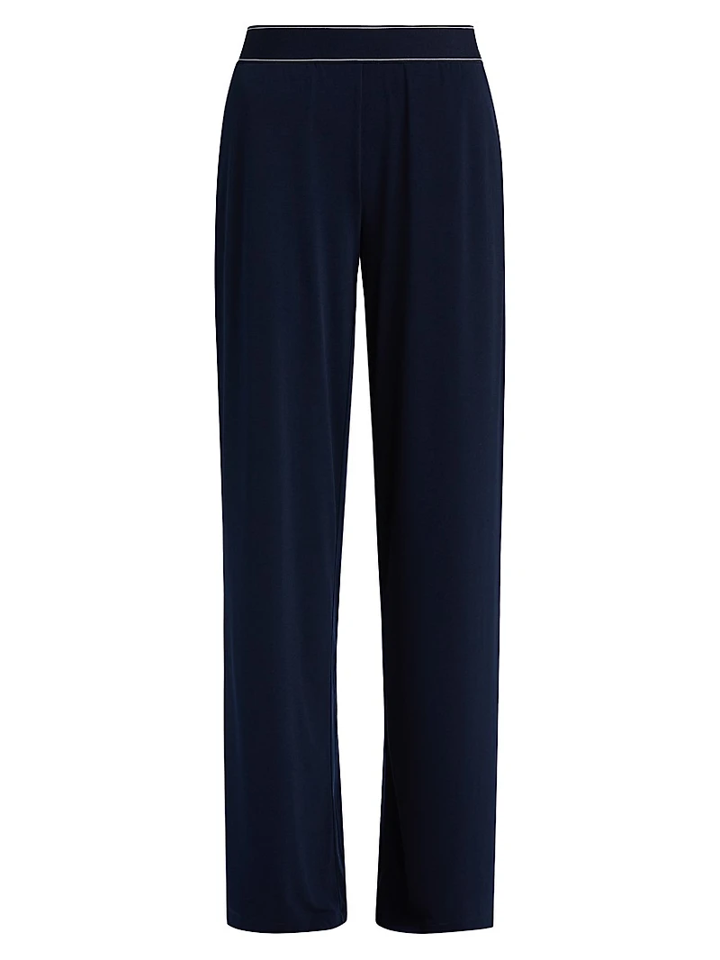 Straight-Fit Pull-On Pants