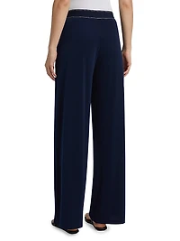 Straight-Fit Pull-On Pants