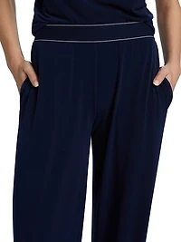 Straight-Fit Pull-On Pants