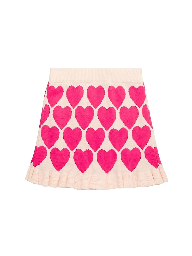 Little Girl's & Heart Sweet Knit Set