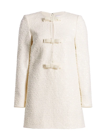 Blouclé Tie Minidress