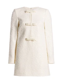 Blouclé Tie Minidress