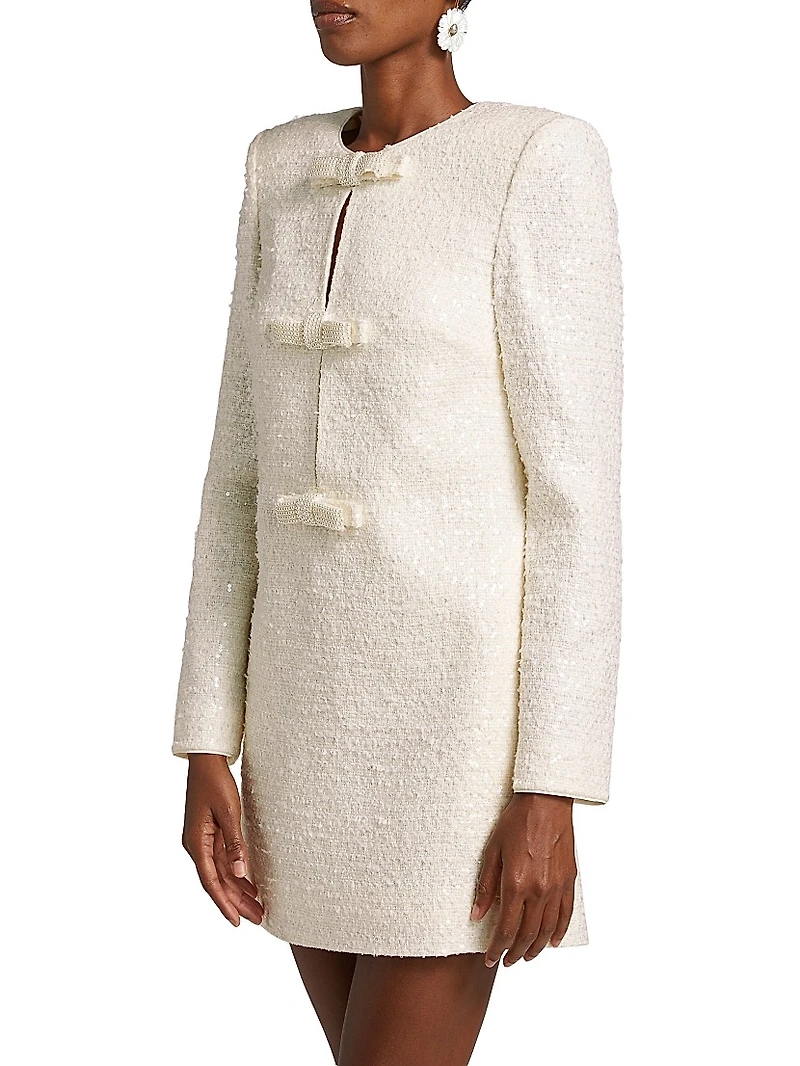 Blouclé Tie Minidress