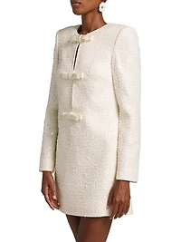 Blouclé Tie Minidress