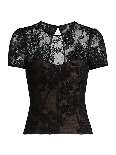 Lace Bustier Top