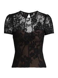 Lace Bustier Top