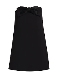 Diamanté Crepe Bandeau Minidress