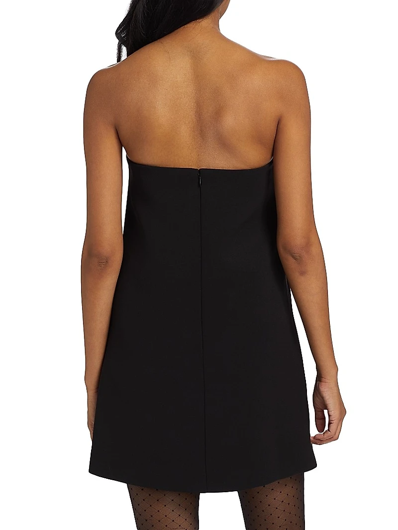 Diamanté Crepe Bandeau Minidress