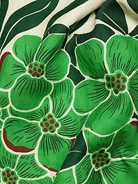 Perla Tropical Halter Midi-Dress