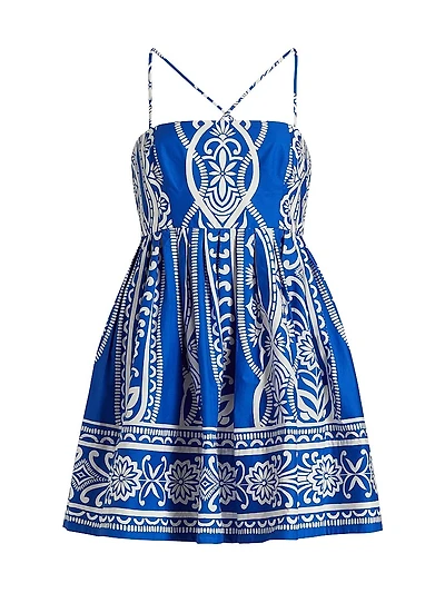 Leo Floral Babydoll Minidress