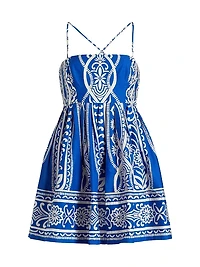 Leo Floral Babydoll Minidress