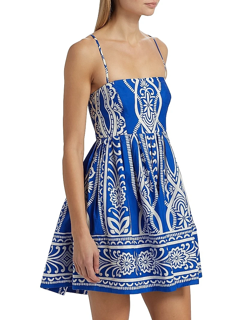 Leo Floral Babydoll Minidress