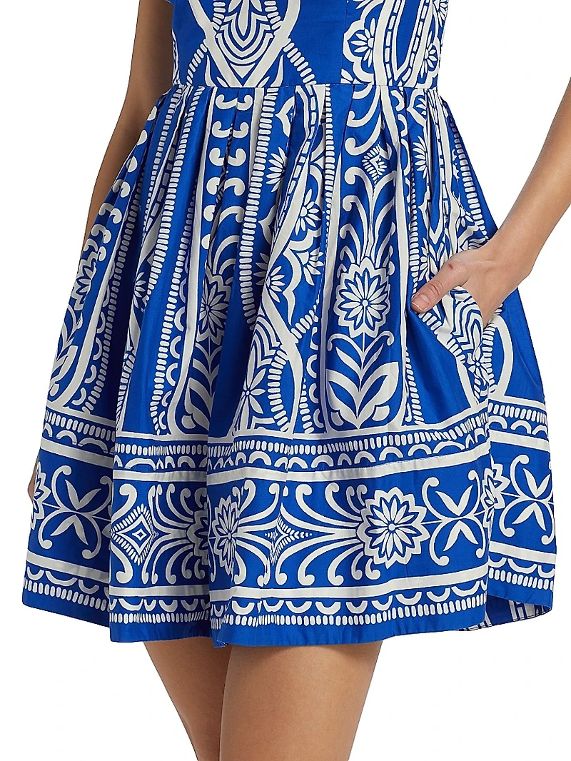 Leo Floral Babydoll Minidress