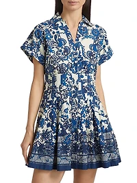 Nash Cotton Poplin Minidress
