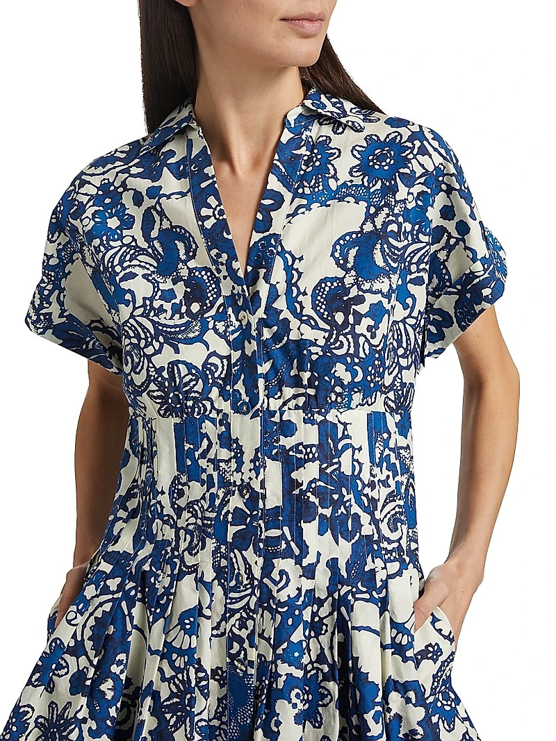 Nash Cotton Poplin Minidress