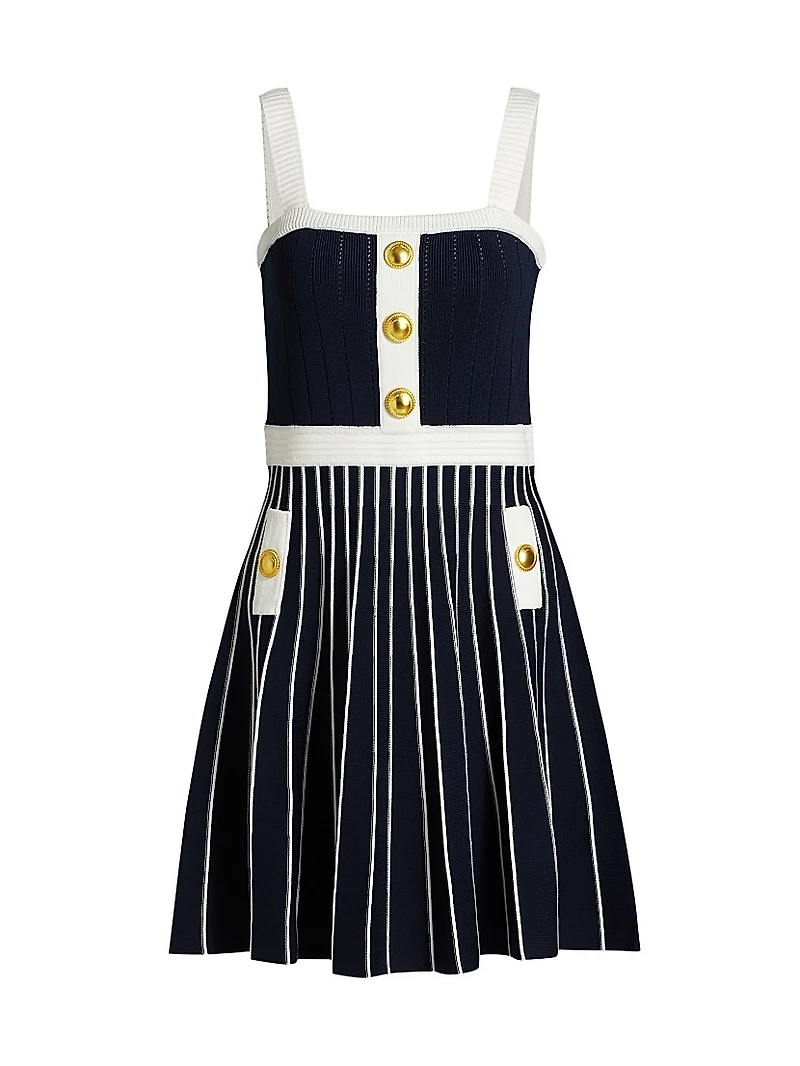 Aurora Knit Fit & Flare Minidress