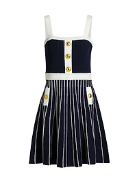 Aurora Knit Fit & Flare Minidress