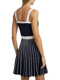 Aurora Knit Fit & Flare Minidress