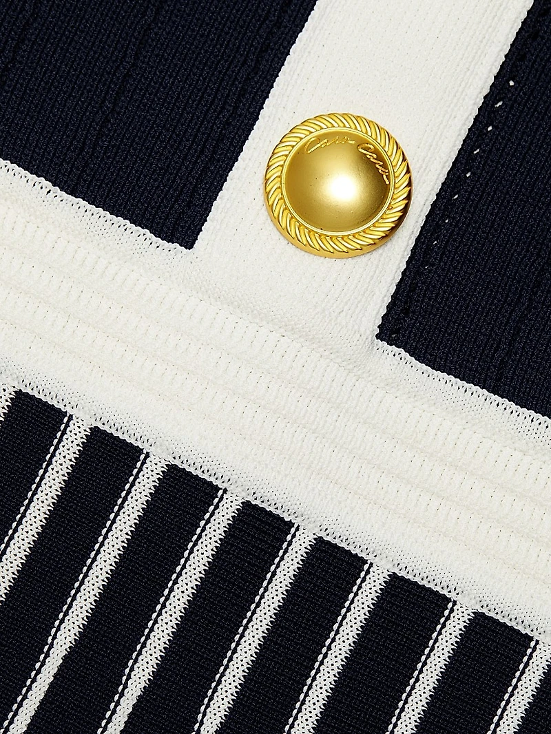 Aurora Knit Fit & Flare Minidress