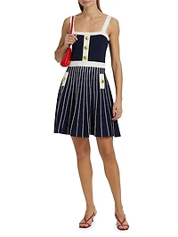 Aurora Knit Fit & Flare Minidress