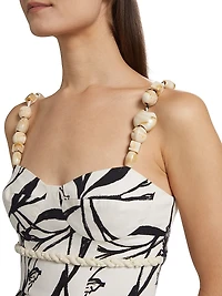 Iris Floral Peplum Top