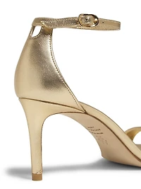 Nudist II 75MM Metallic Leather Sandals