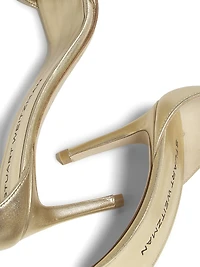 Nudist II 75MM Metallic Leather Sandals