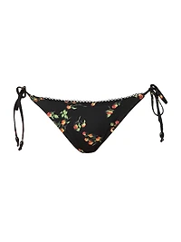 Floral Print Triangle Swim Bottoms