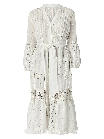 Milos Cotton Eyelet Dress