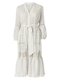 Milos Cotton Eyelet Dress