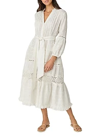 Milos Cotton Eyelet Dress