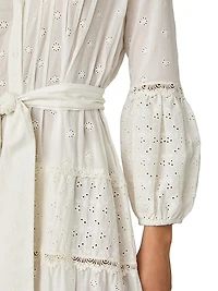 Milos Cotton Eyelet Dress