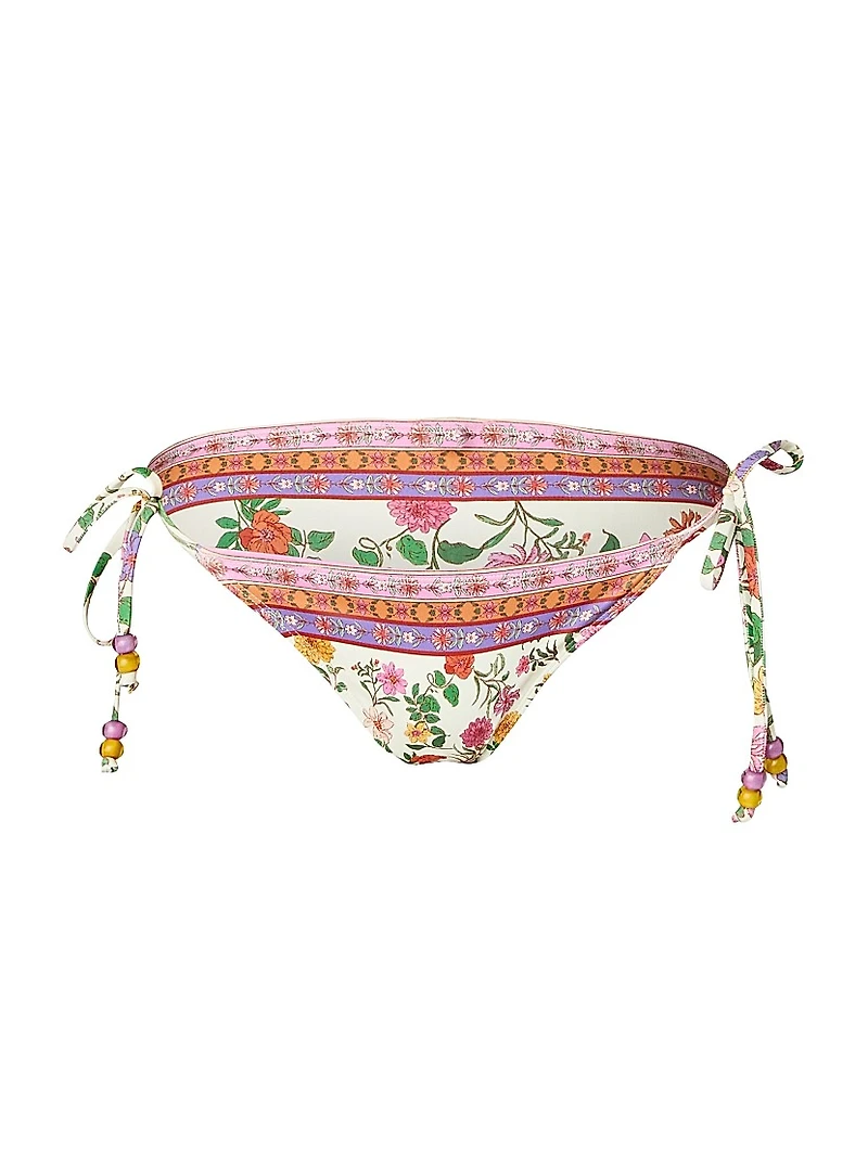 Floral Beaded Bikini Bottom