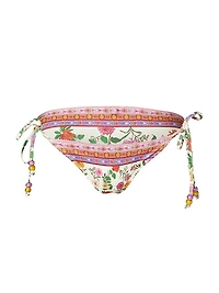 Floral Beaded Bikini Bottom