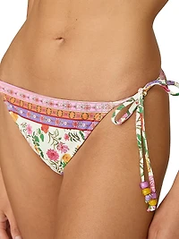 Floral Beaded Bikini Bottom
