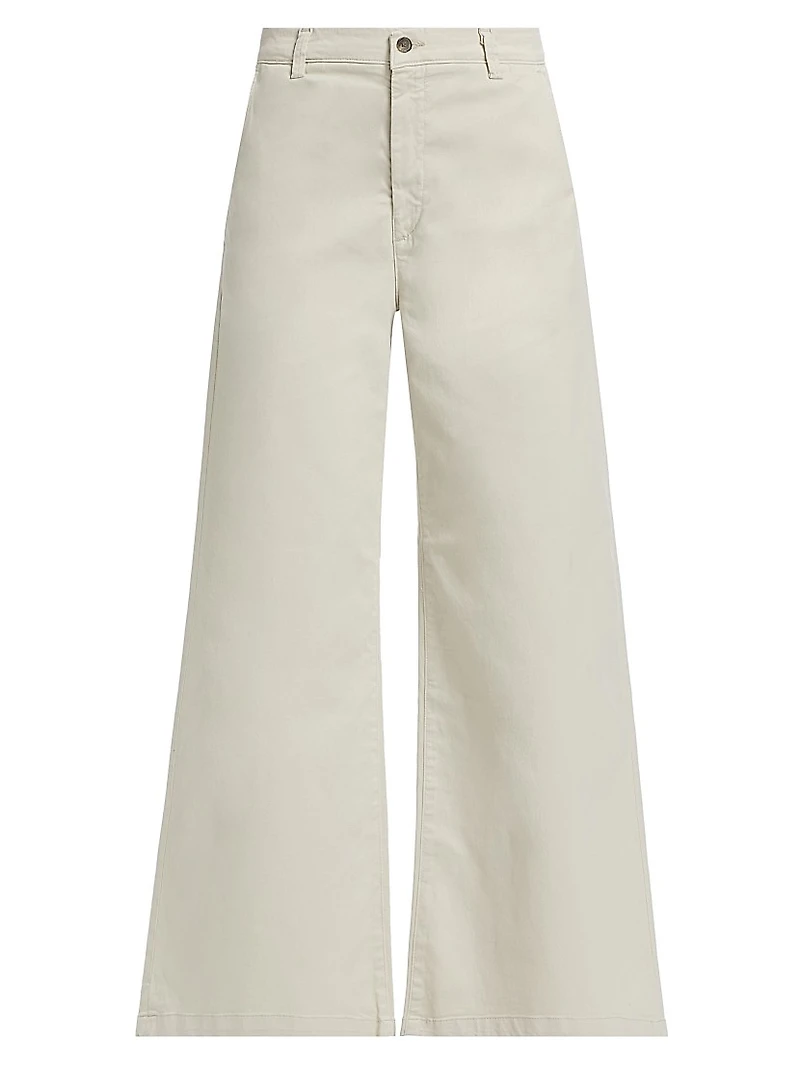Caden Mid-Rise Wide-Leg Pants