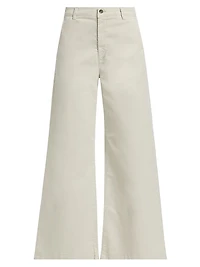 Caden Mid-Rise Wide-Leg Pants