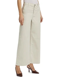 Caden Mid-Rise Wide-Leg Pants