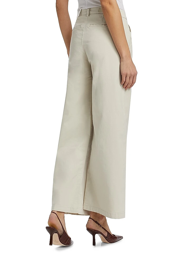 Caden Mid-Rise Wide-Leg Pants