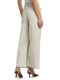 Caden Mid-Rise Wide-Leg Pants