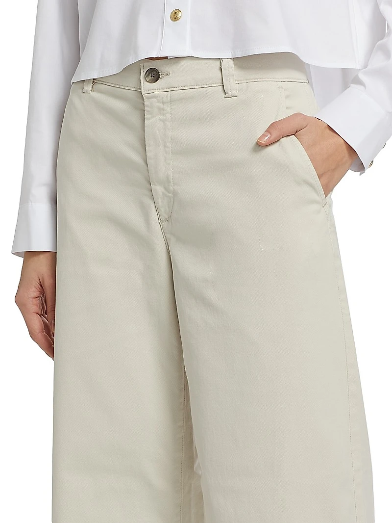 Caden Mid-Rise Wide-Leg Pants
